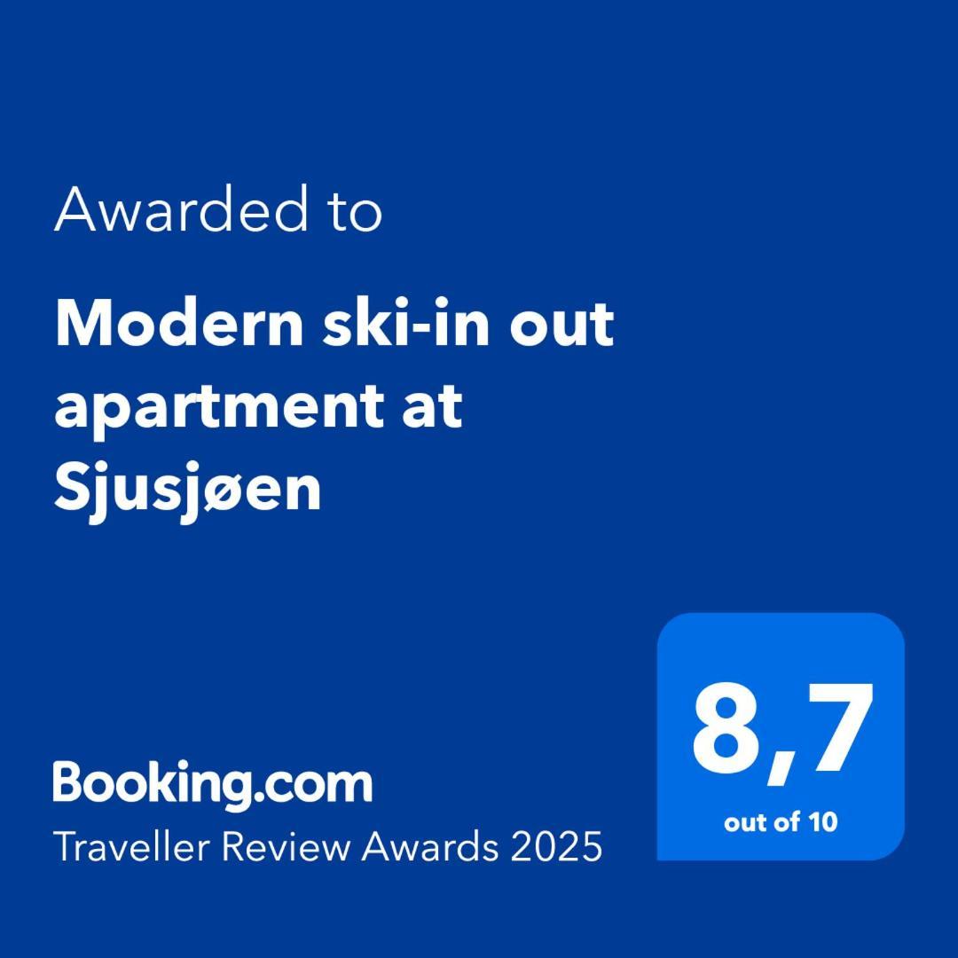 Modern Ski-In Out Apartment At Sjusjoen エクステリア 写真